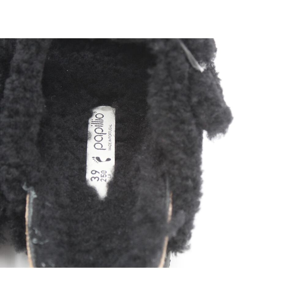 Papillio Birkenstock Arizona Big Buckle Shearling 39 Womens 8 Cozy Sandal Fuzzy - Picture 5 of 7